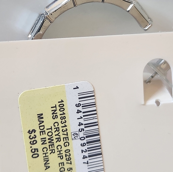 On 34th Silver Earrings NWT 2 PAIR - Picture 5 of 8